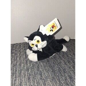 VTG Disney Store Pinocchio Figaro Cat Bean Bag Plush Doll W/ Tags